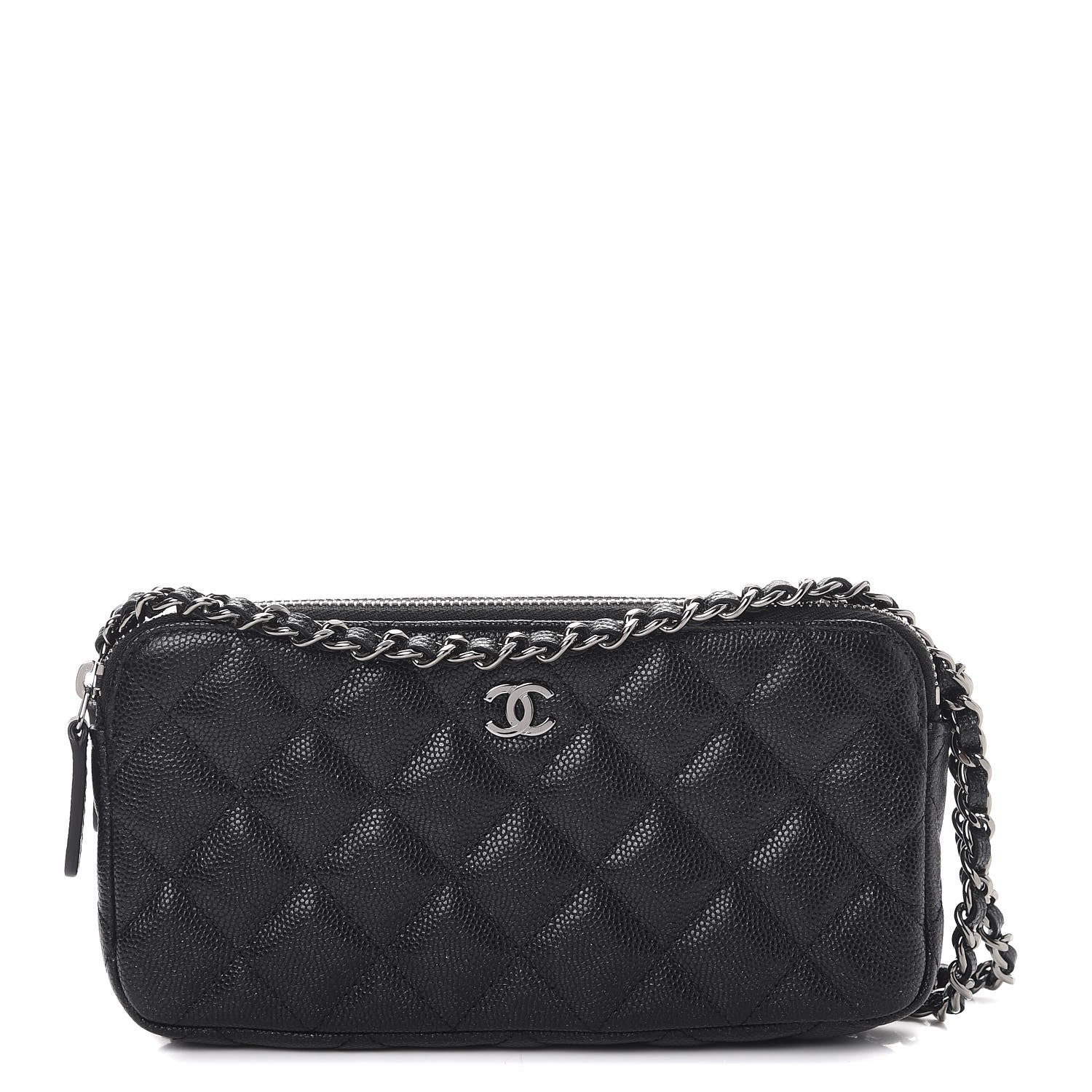 Chanel Caviar Quilted Small Clutch With Chain Black 1 of 10
