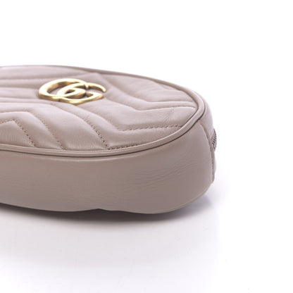 Gucci Calfskin Matelasse GG Marmont Belt Bag 95 38 Porcelain Rose 13 of 14