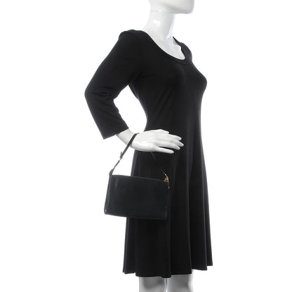 Louis Vuitton Epi Pochette Accessories 24 Black 2 of 11