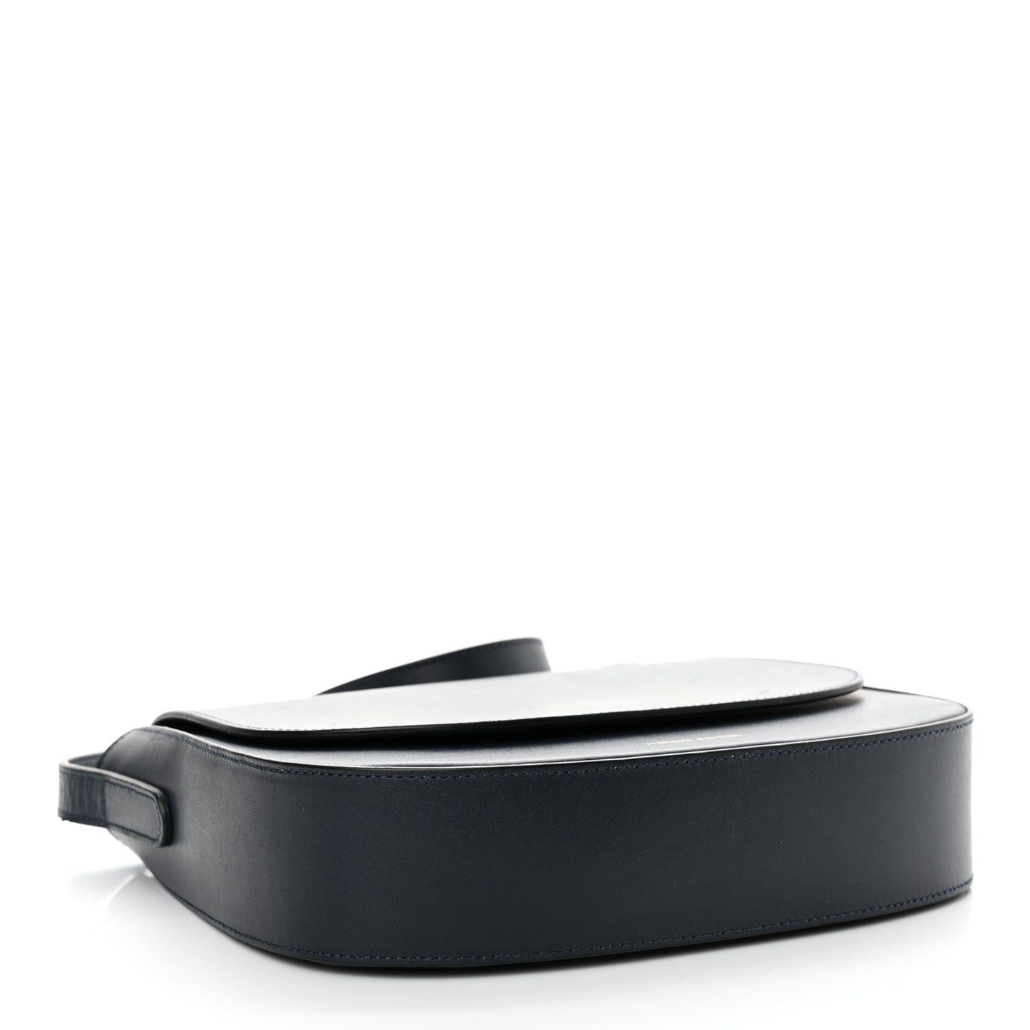 Calfskin Flap Crossbody Bag Blue