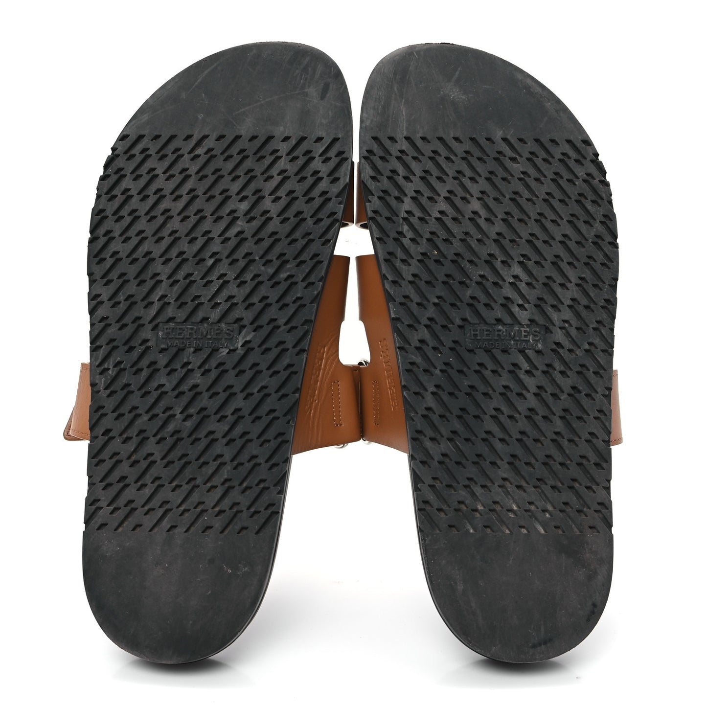 Calfskin Mens Chypre Sandals 43 Naturel