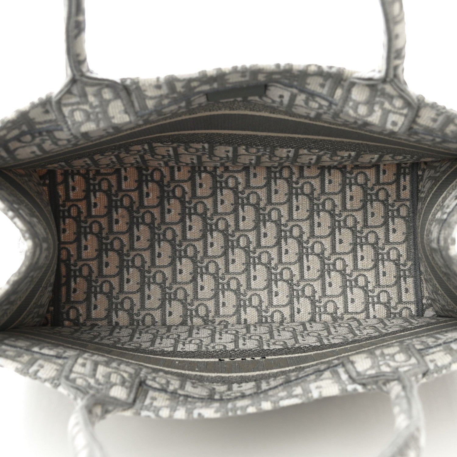 Christian Dior Oblique Medium Book Tote Grey 5 of 10