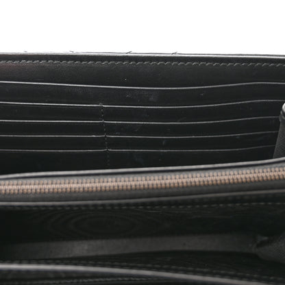 Gucci Calfskin Matelasse GG Marmont Chain Wallet Black 12 of 13