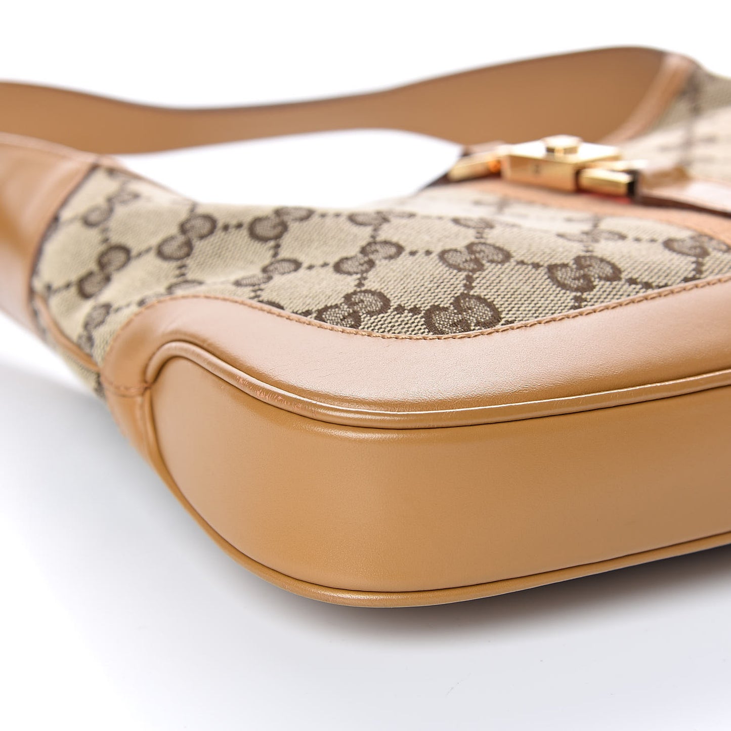 Monogram Web Small Jackie O Hobo Light Brown