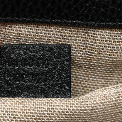 Gucci Dollar Calfskin Small Interlocking G Shoulder Bag Black 7 of 11