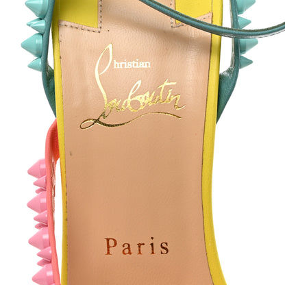 Christian Louboutin Nappa Spikes Mafaldina 100 Sandals 40.5 Multi 7 of 8