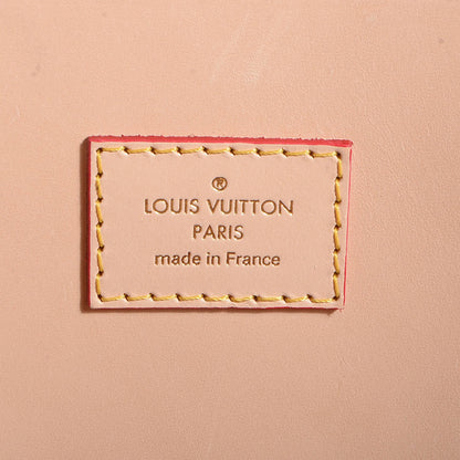 Louis Vuitton Monogram Calf Hair Spikes Iconoclasts Christian Louboutin Tote Red 7 of 8