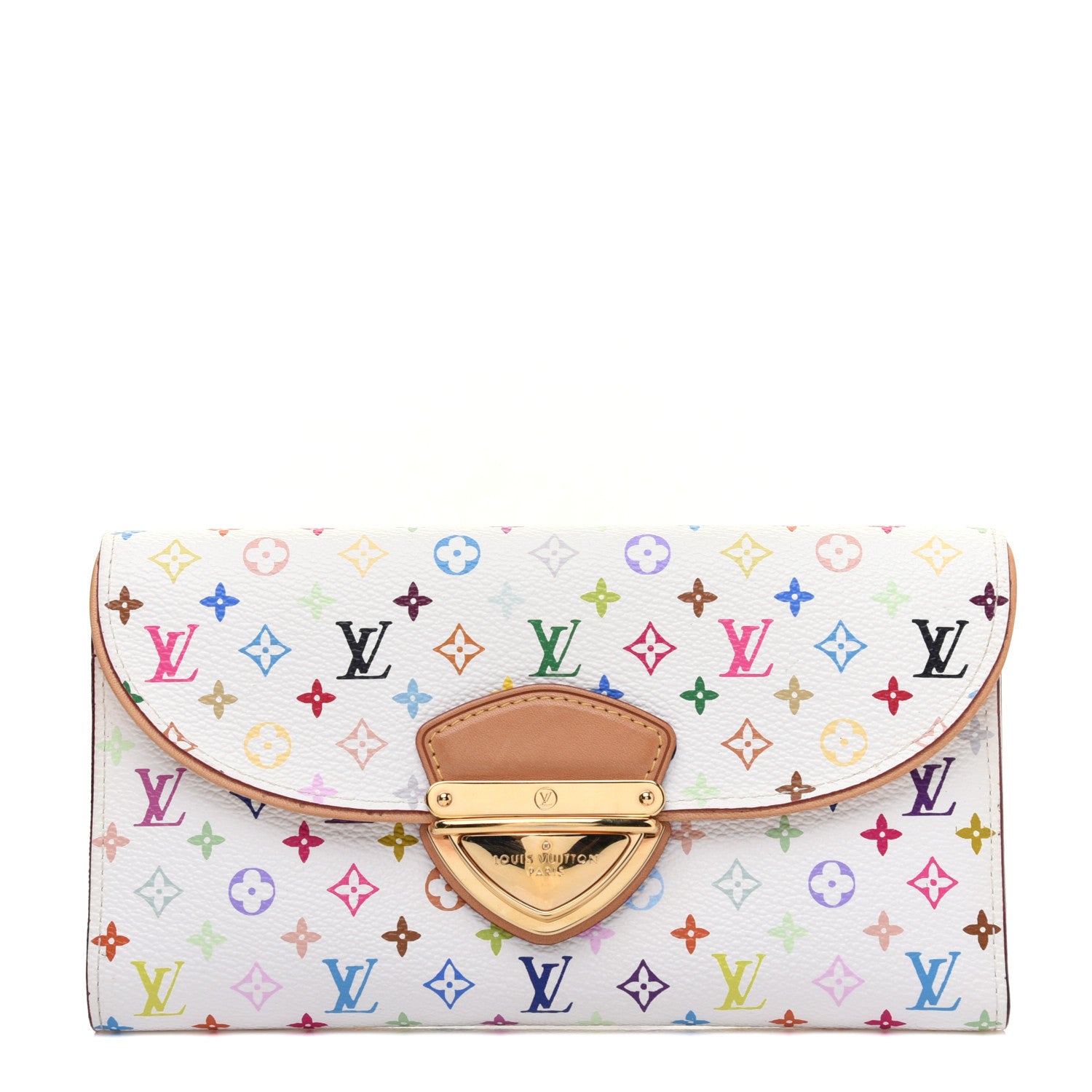 Louis Vuitton Monogram Multicolor Eugenie Wallet White 1 of 15