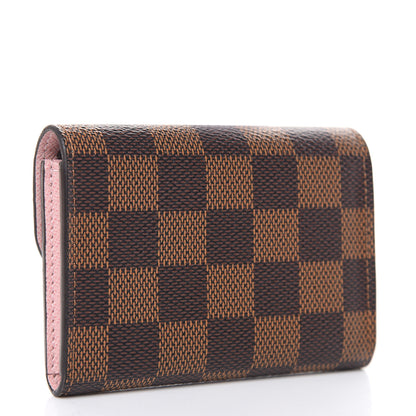 Louis Vuitton Damier Ebene Rosalie Coin Purse Rose Ballerine 3 of 11
