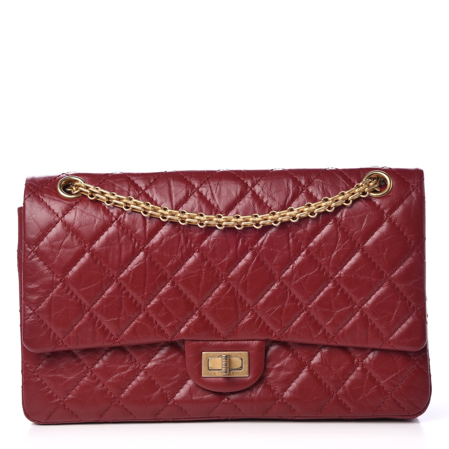 Aged Calfskin 2.55 Reissue 226 Flap Burgundy