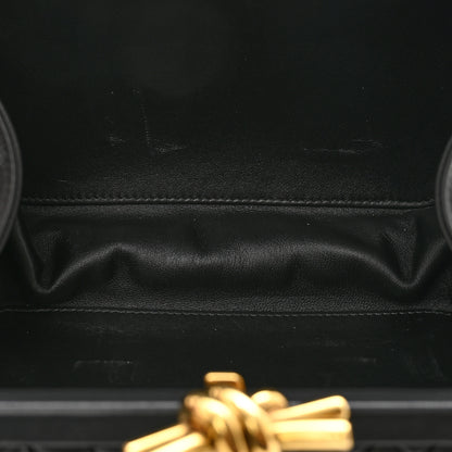 Bottega Veneta Nappa Intrecciato Knot Clutch Black 5 of 6