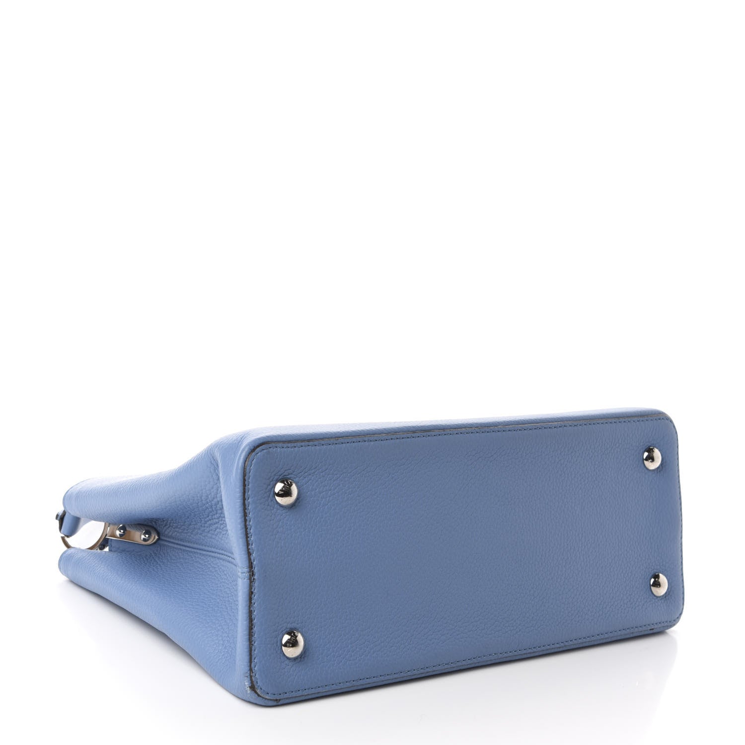 Louis Vuitton Taurillon Capucines MM Bleuet 4 of 21