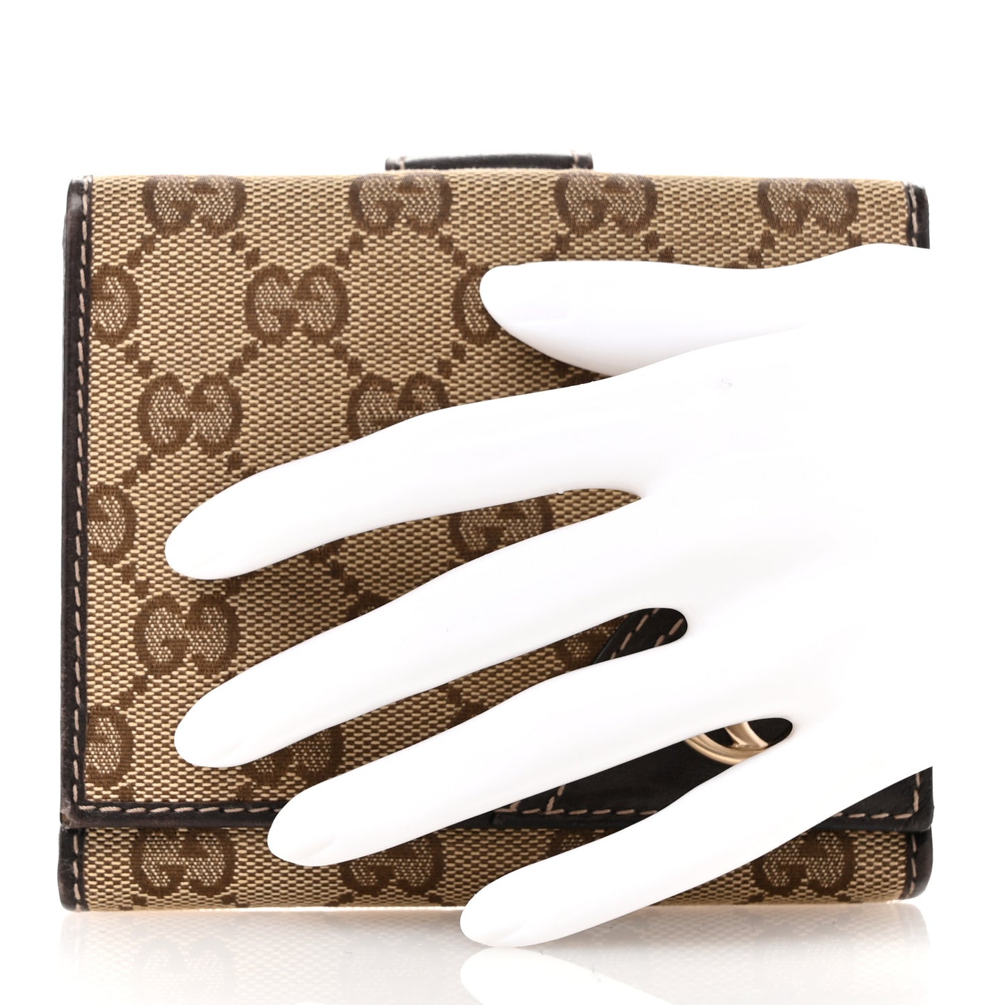 Monogram New Britt French Wallet Dark Brown