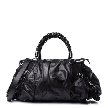 Gucci Calfskin Medium Galaxy Satchel Black 1 of 15