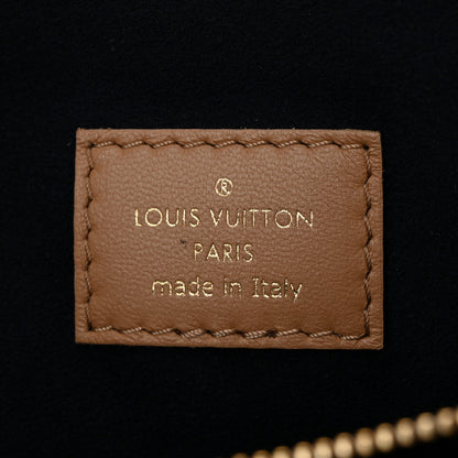 Louis Vuitton Lambskin Embossed Monogram Coussin PM Camel 9 of 13