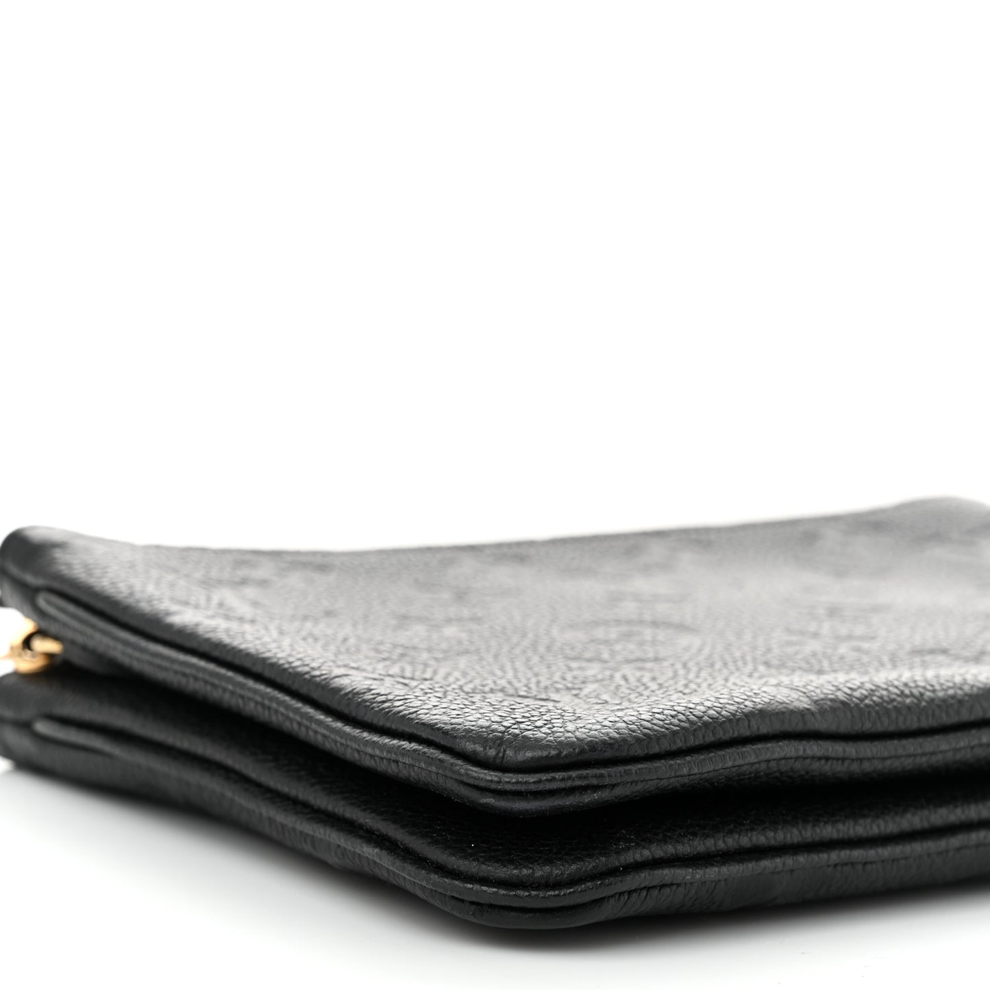 Empreinte Double Zip Pochette Black