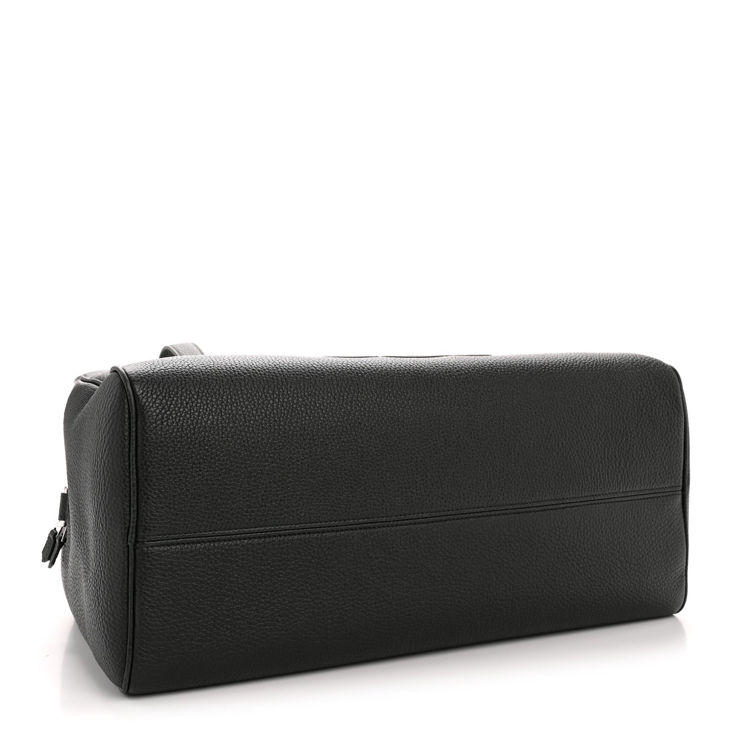 Grained Calfskin Duffle Bag Night Green