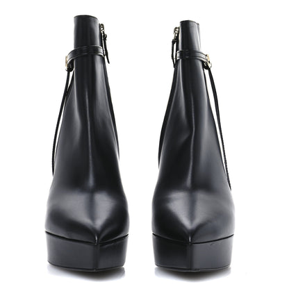 Louis Vuitton Calfskin LV Roxy Platform Ankle Boots 41 Black 3 of 8