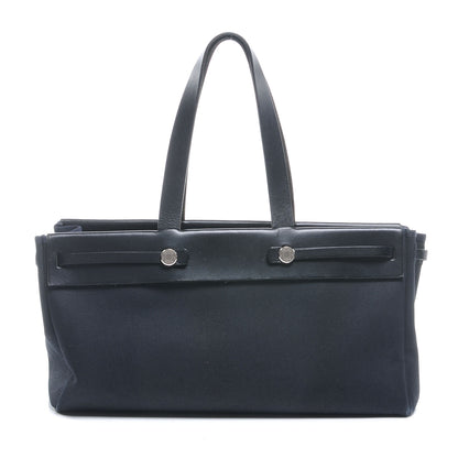 Hermes Toile Herbag Cabas Black 1 of 8