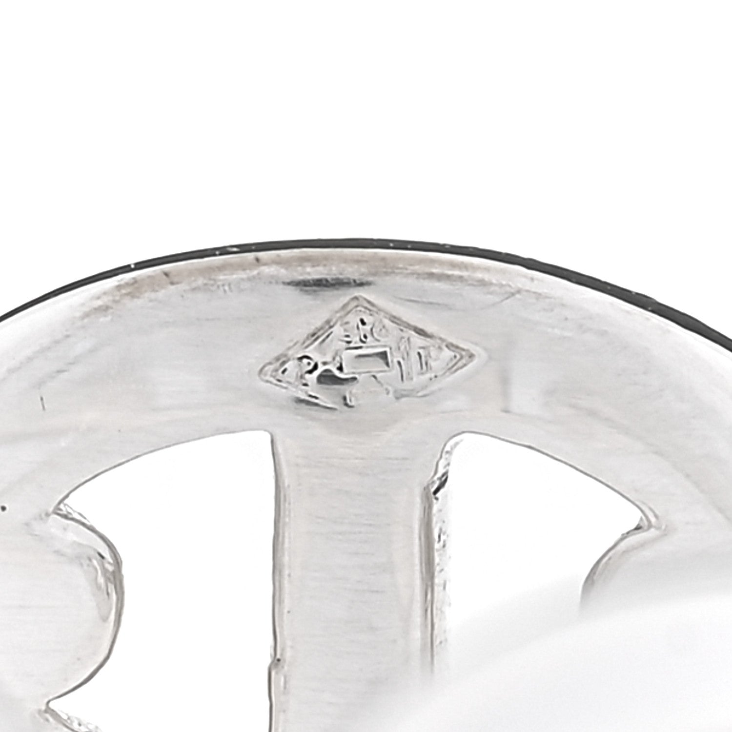 Hermes Sterling Silver PM Chaine d'Ancre Enchainee Band Ring 56 7.75 8 of 9