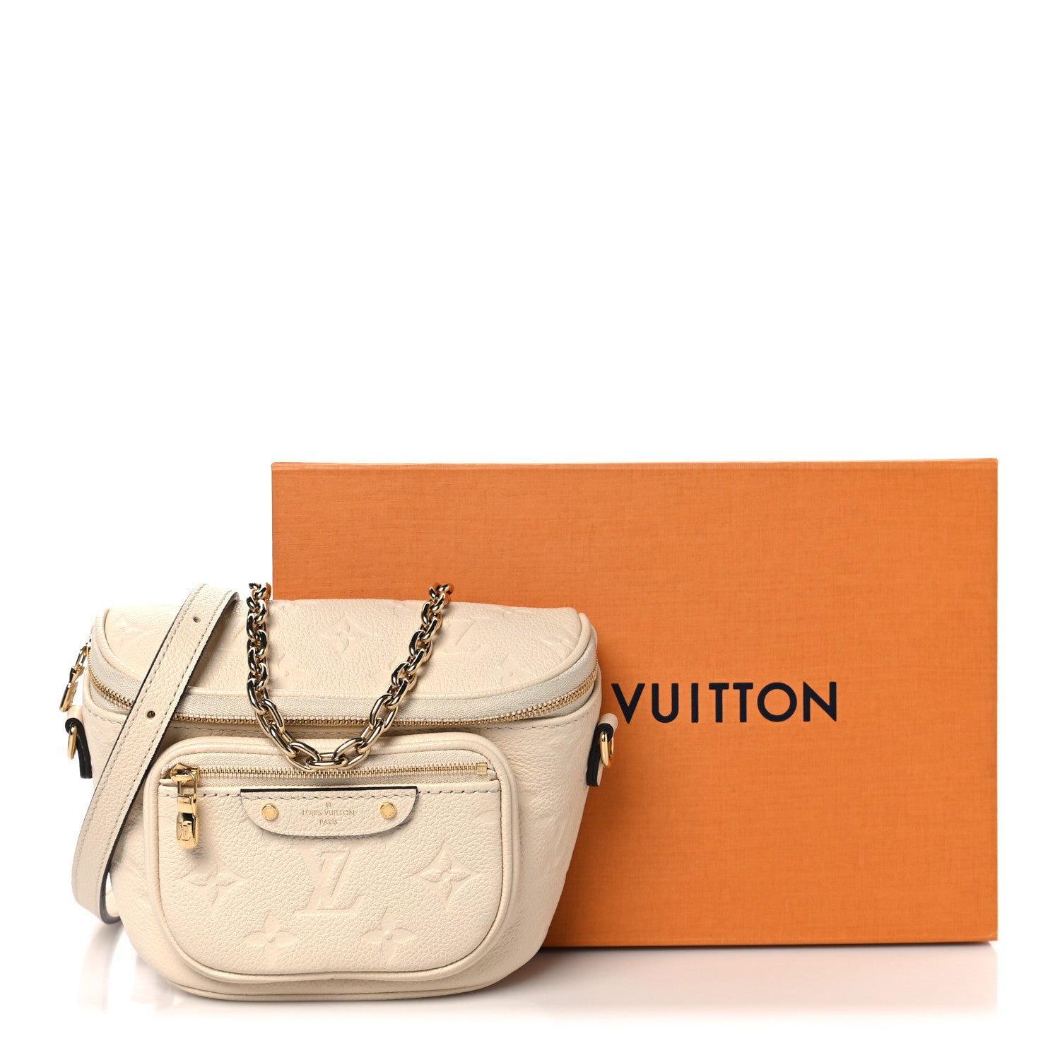 Louis Vuitton Empreinte Mini Bumbag Cream 1797269 – FASHIONPHILE
