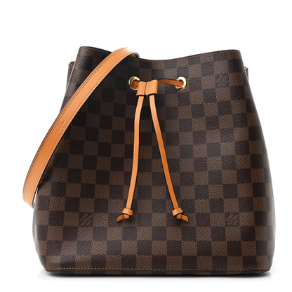 Louis Vuitton Damier Ebene Neonoe MM Safran 1 of 12