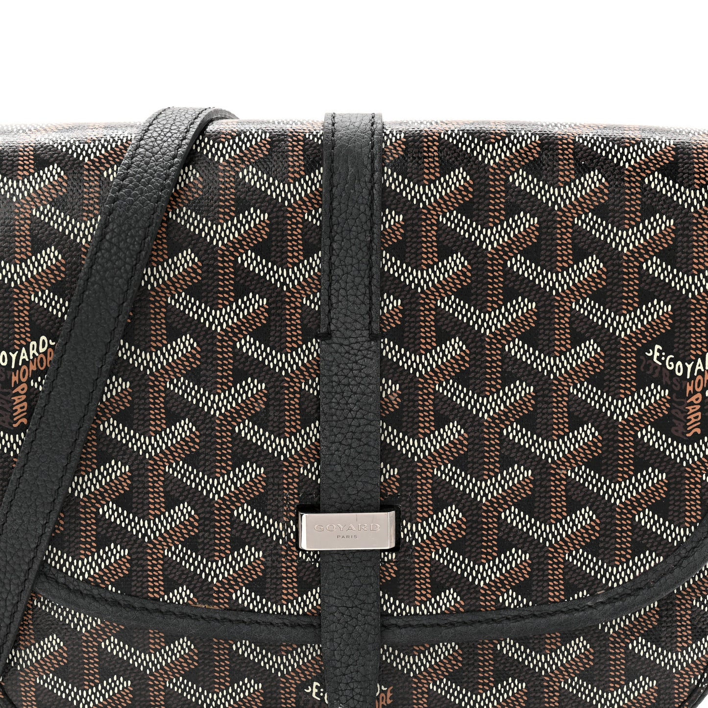 Goyardine Belvedere II PM Messenger Bag Black