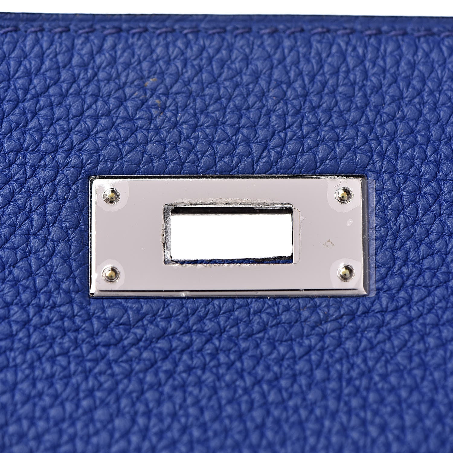 Hermes Togo Kelly Retourne 35 Bleu Electrique 21 of 42