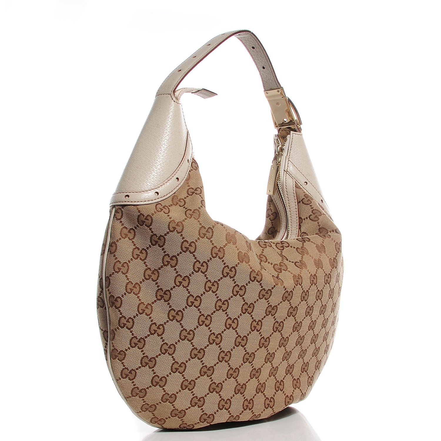 Gucci Monogram Glam Hobo Off White 3 of 7