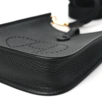 Hermes Taurillon Clemence Evelyne TPM Black 10 of 10