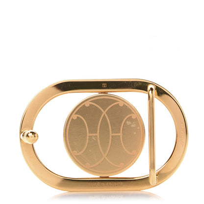 Hermes Polished 24mm Pile Ou Face Belt Buckle Gold 3 of 6
