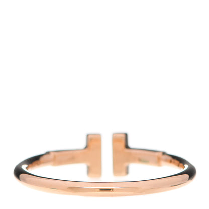 Tiffany 18K Rose Gold T Wire Ring 56 7.5 3 of 5