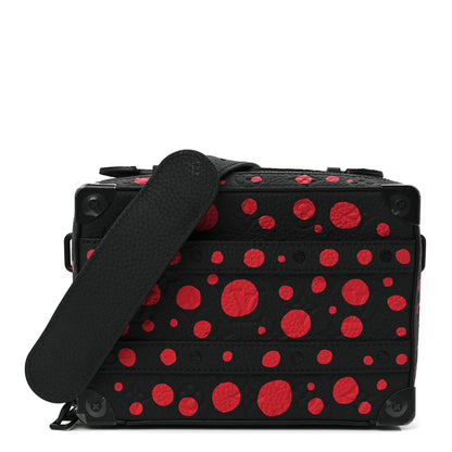 Louis Vuitton LV X YK Taurillon Monogram Handle Soft Trunk Black Red 1 of 13