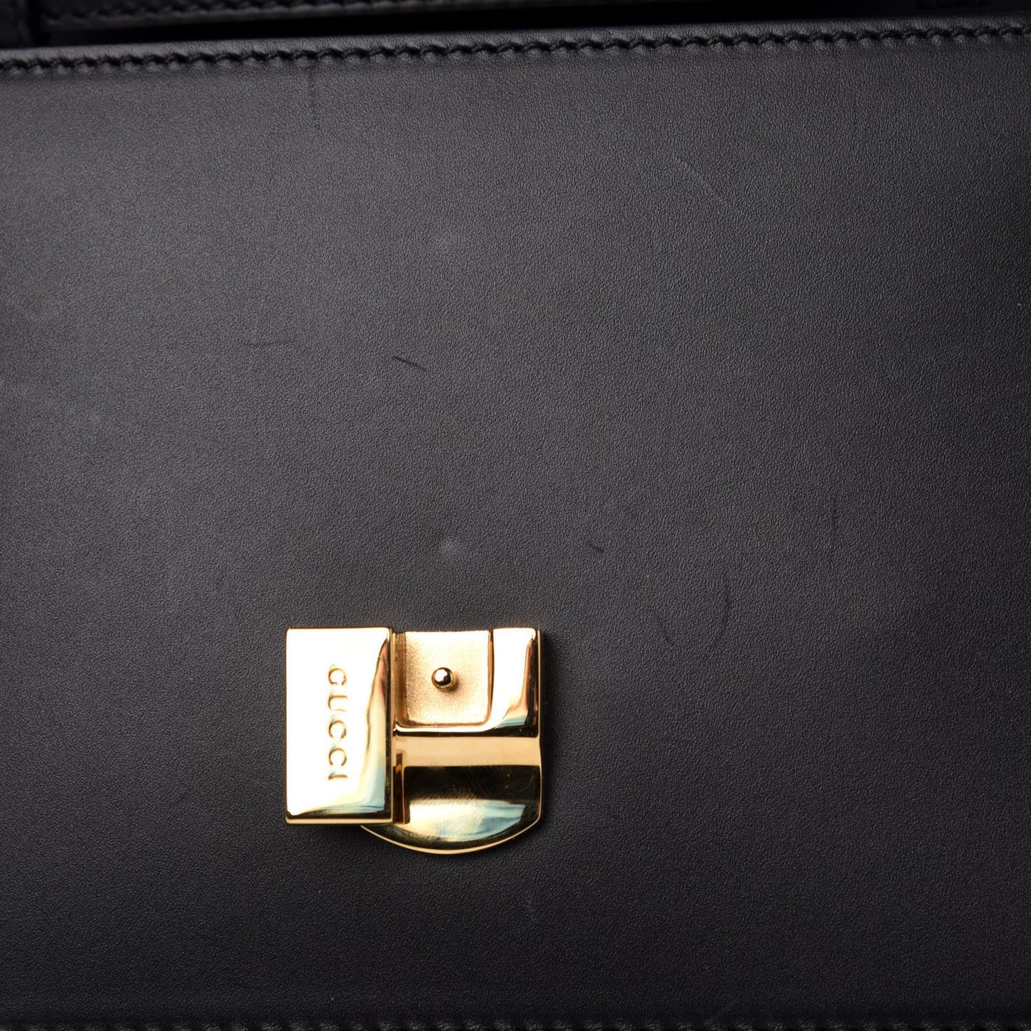 Calfskin Mini Sylvie Top Handle Bag Black