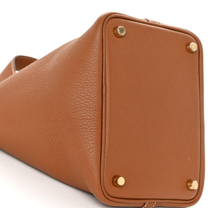 Hermes Taurillon Clemence Picotin Lock 18 PM Gold 9 of 10