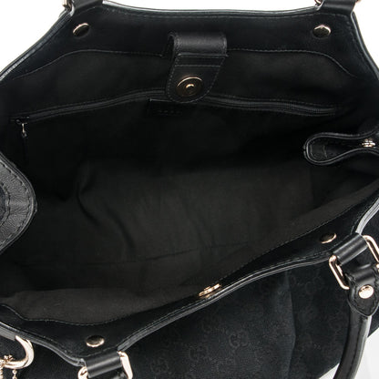 Gucci Monogram Medium Sukey Tote Black 3 of 6