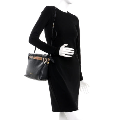 Burberry Calfskin House Check Little Crush Black 2 of 8