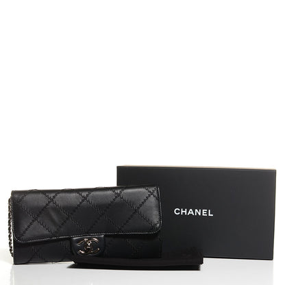 Chanel Calfskin Ultimate Stitch Clutch Flap Black 9 of 9