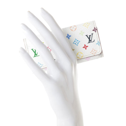 Louis Vuitton Monogram Multicolor Multicles 4 Key Holder White Litchi 2 of 10
