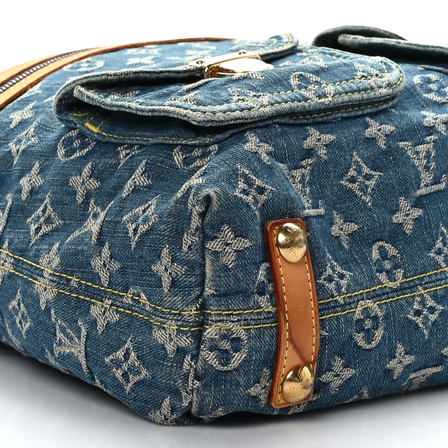 Louis Vuitton Denim Baggy GM Blue 7 of 8