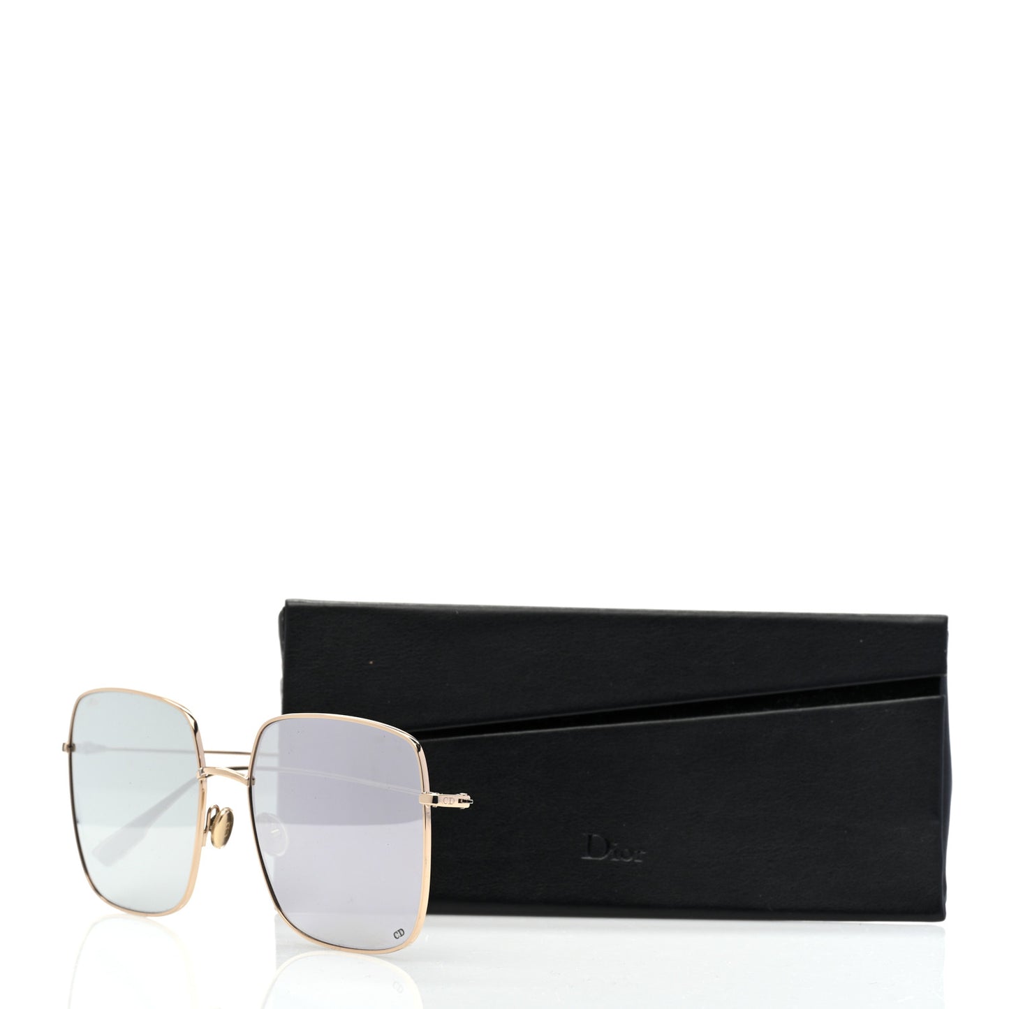 Metal Stellaire 1 Square Sunglasses Gold