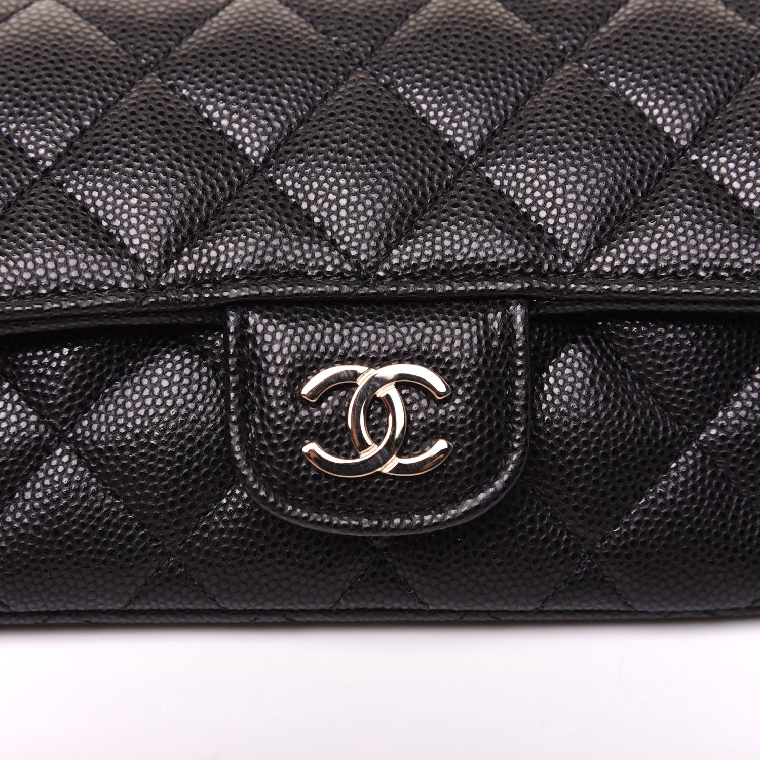 Chanel Caviar Quilted Glasses Case With Chain Black 12 of 14