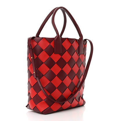 Bottega Veneta Nappa Maxi Cabat 30 Red Burgundy 3 of 10