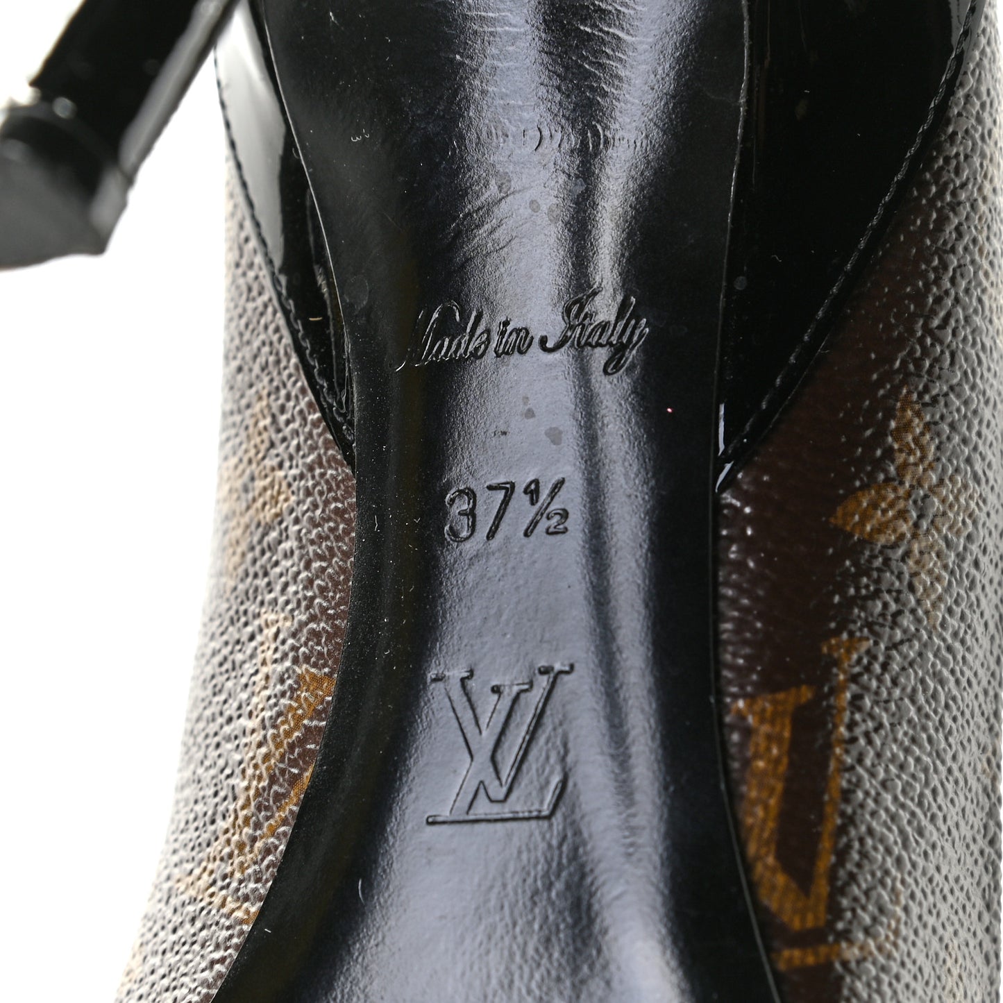 Monogram Cherie Pumps 37.5 Black