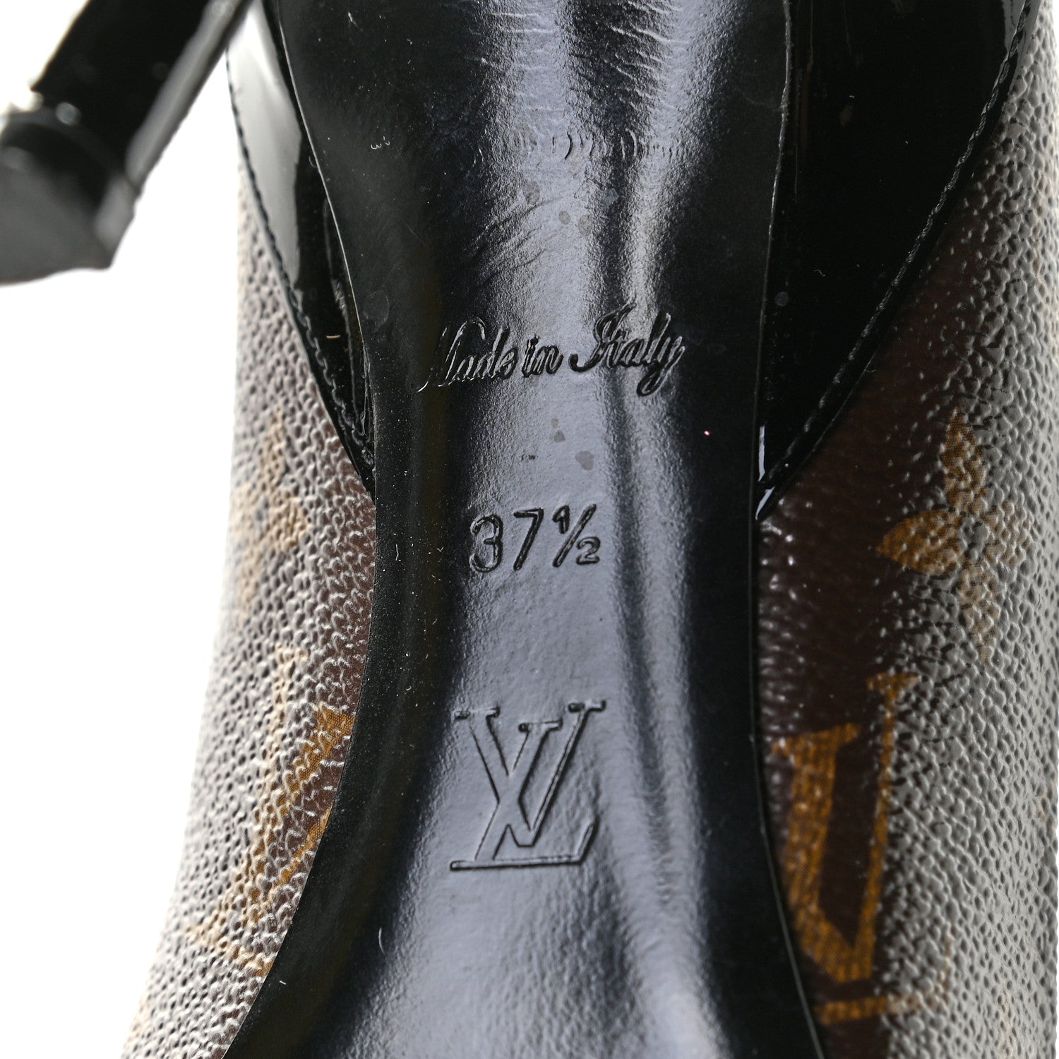 Louis Vuitton Monogram Cherie Pumps 37.5 Black 13 of 13