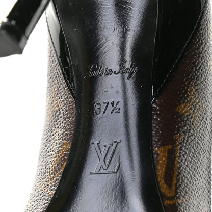 Louis Vuitton Monogram Cherie Pumps 37.5 Black 13 of 13
