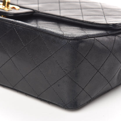 Chanel Lambskin Quilted Medium Single Flap Black 10 of 13