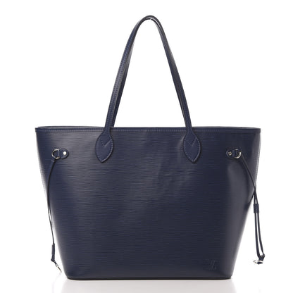 Louis Vuitton Epi Neverfull MM Indigo 3 of 11