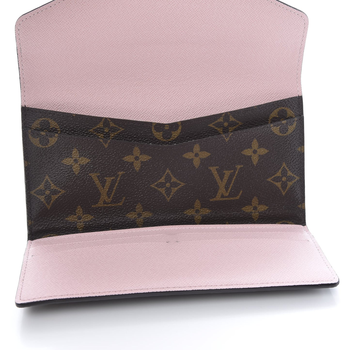 Monogram Josephine Wallet Rose Ballerine