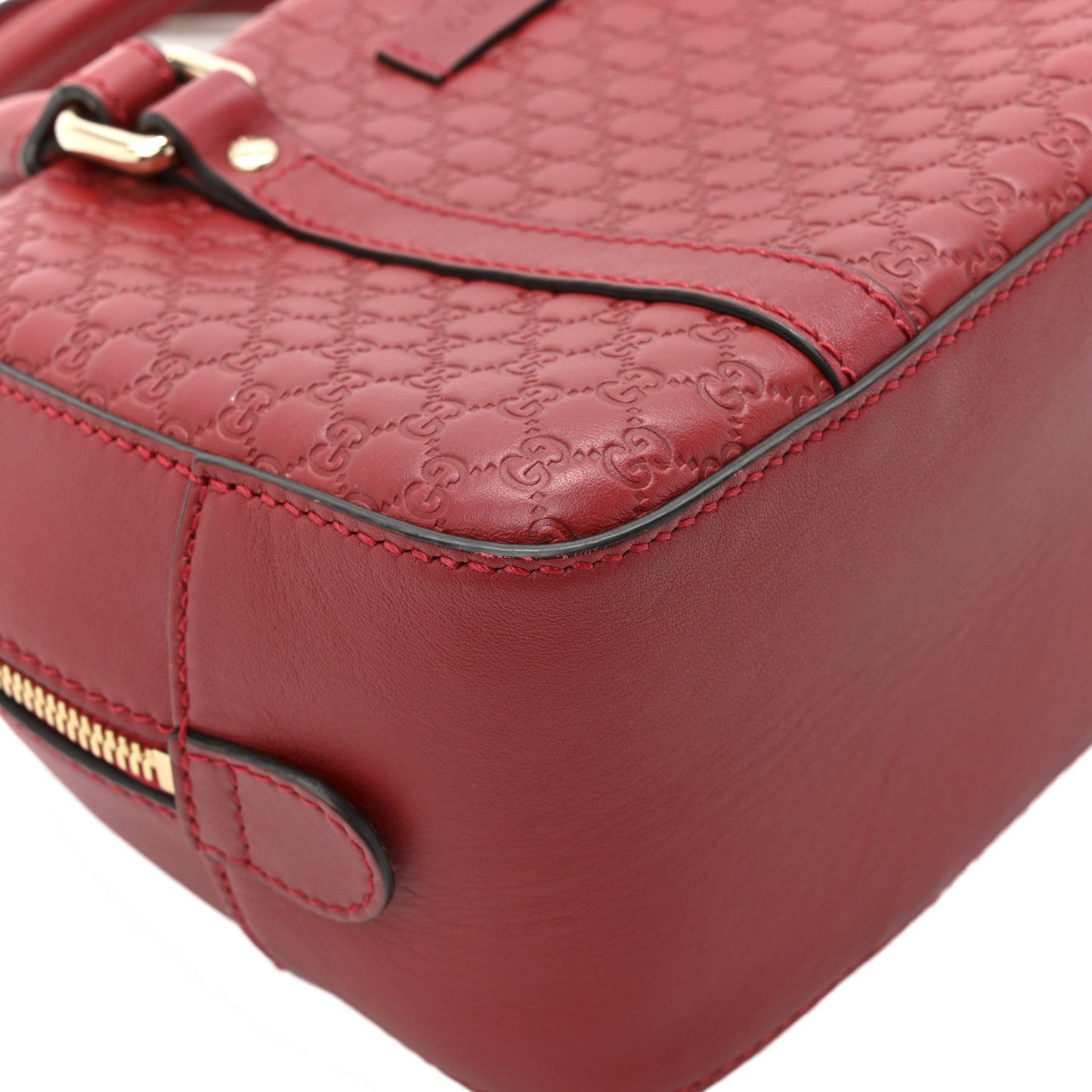 Soft Microguccissima Small Crossbody Bag Rosso